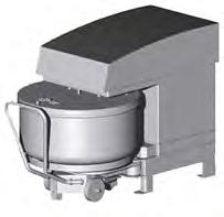 steel Optimal mixing results also with small batch sizes Kronos Spiral Mixer 120-400 kg