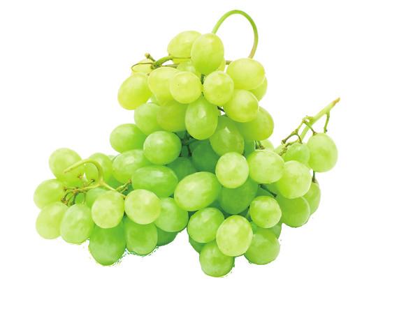 GRAPES Grapes come in black, blue, golden, red, green, purple and white, and can have seeds or be seedless. Grapes are also used for making wine with specific varieties being used.