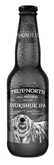True North Inukshuk IPA Our Inukshuk IPA has rich toffee notes with hints of orange and herbs. 6.5% alc./vol. BOTTLE (341ml) Single $ 2.50 6 $13.65 12 $25.80 24 $39.
