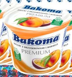 BAKOMA PREMIUM 300 g Premium yogurt with fruit simple composition shelf life: