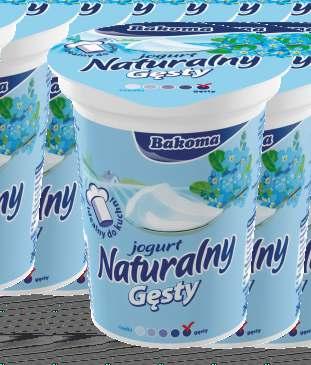 NATURAL DENSE 390 g natural yogurt shelf life: 28 days per