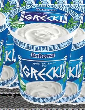 GRECKI 180 g natural Greek type yogurt shelf life: 28 days