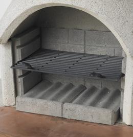 Grill Rack Supplied standard with all fireplaces Cast Iron Grill shown