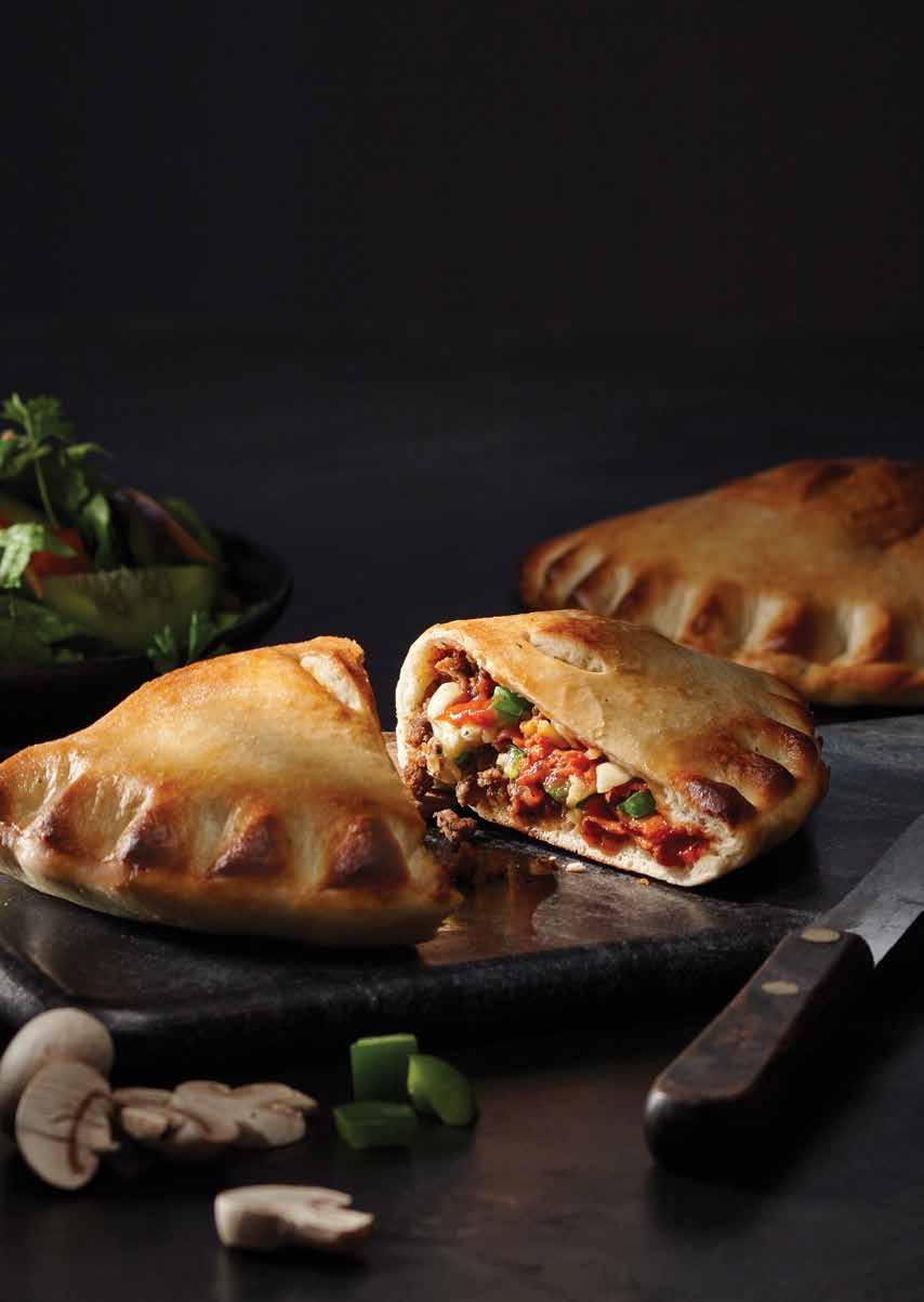 PANZEROTTIS Create your own delight with freshly made dough stuffed with your favourite ingredients.