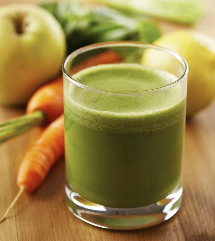 Green Smoothie A Green Smoothie is a perfect way to load up on your greens on-the-go! Switch up your leafy veggies week to week to support optimal digestive function.