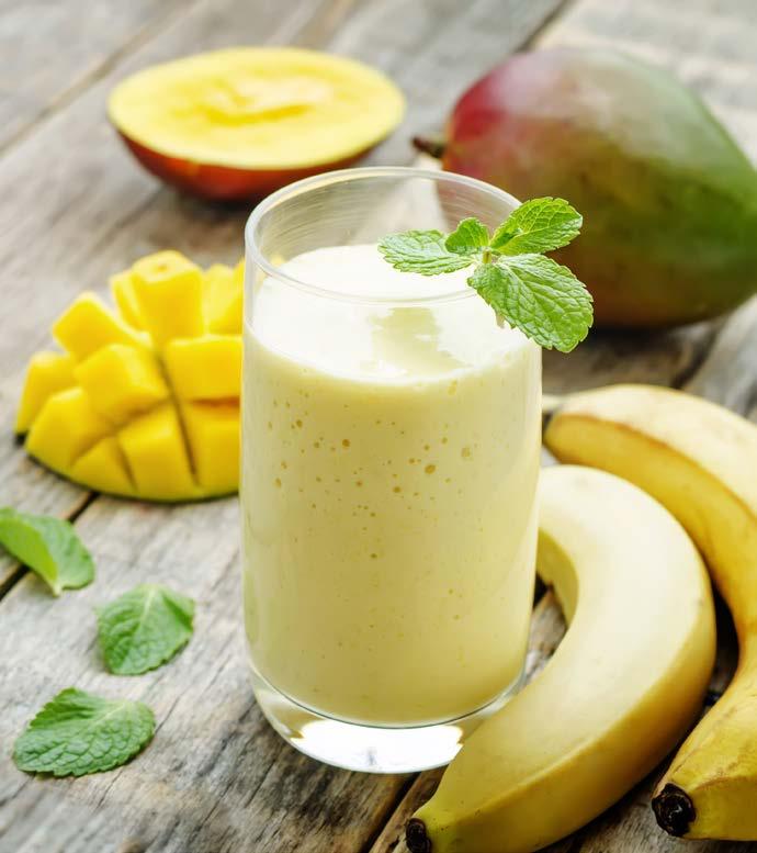 Tropical Protein Smoothie Blend this colorful Tropical Protein Smoothie medley for a cool and refreshing shake. Post workout bliss; Your taste buds will thank you!