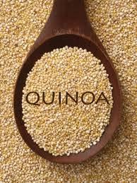 Gluten Free Grains and Seeds Quinoa: High quality protein, complex carb,