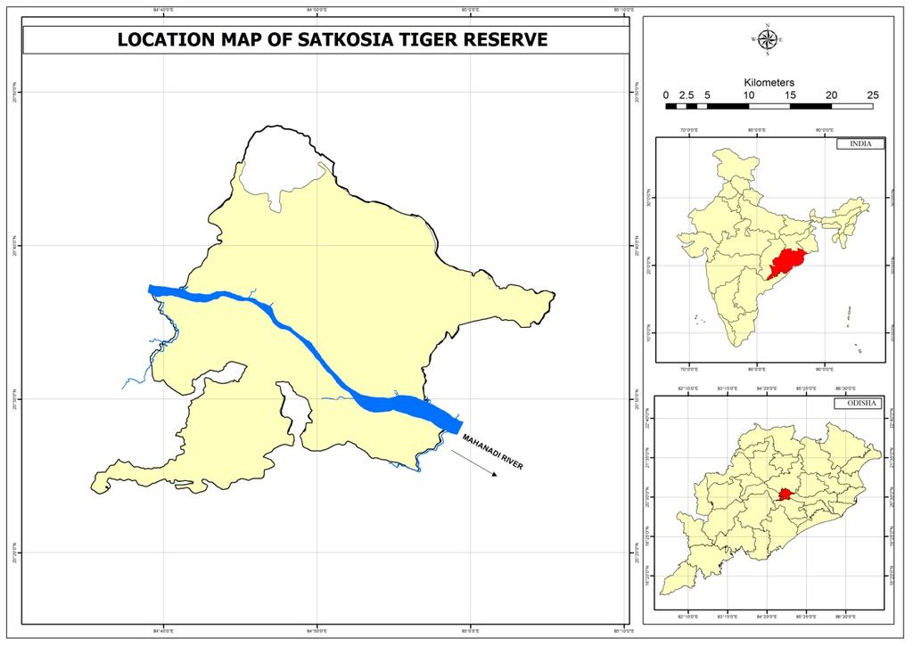 46 Study on Elephant Feeding Habit of Satkosia Tiger Reserve, Odisha, India The Satkosia Tiger Reserve was notified by Govt of Odisha in 2007, the reserve is spread over 4 districts; Angul, Cuttack,