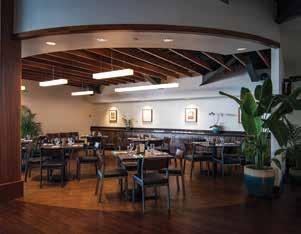 The Ewa Room is a secluded area in the main dining room. It provides a more open atmosphere with easy access to the Copper Top Bar and Harbor views. The Ewa Room seats up to 30 guests.