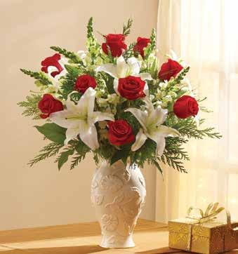 HOLIDAY DRG SUPPLEMENT Call us at 1-800-BloomNet (1-800-256-6663) NEW BloomNet Lenox Vase Each 1 1 Stargazer Lily White Stem 2 4 Roses Red 50 cm Stem 6 9 Snapdragon White Stem 3 6 Salal Tips Stem 3 3