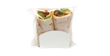 FLEXIBLE FOOD WRAP FLAT PACK DESIGN TAKES UP LESS