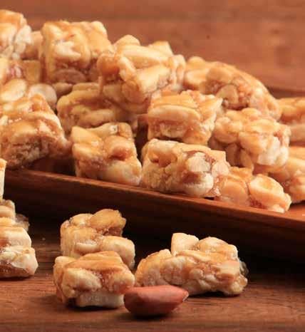 U D GF Peanut brittle handmade the old-fashioned way with delicious sweet buttery flavor and a crisp and crunchy texture that seems