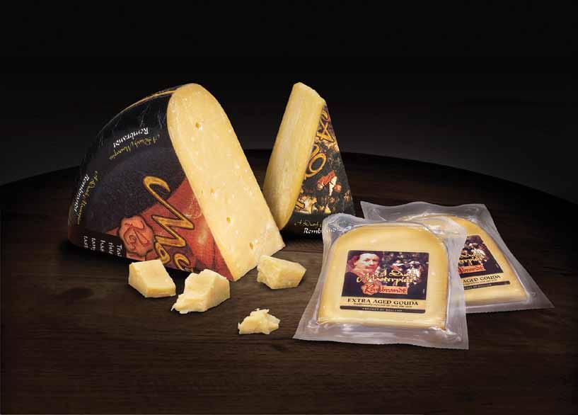 Rembrandt Extra Aged Gouda 100% natural and masterfully crafted from the milk of