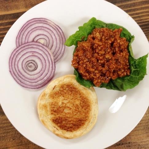 Super Sloppy Joes BBQ SAUCE ADAPTED FROM SARASOTA COUNTY SCHOOLS HEALTHY, DELICIOUS, MEAT-FREE RECIPE F K-12 SCHOOLS Beefless crumbles, similar to Beyond 6 lbs. 4 oz. 12 lbs. 8 oz.