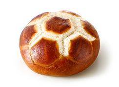 Laugen-Fußballbrötchen / Pretzel Soccer Roll Suggested 20 roll minimum order (20 rolls/bag and 60 rolls/case - $.05/roll discount on bag purchase and $.10/roll discount on case Price - $1.