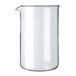 5ltr (51oz) SPARE GLASS for coffee press without spout 4151B121 0.