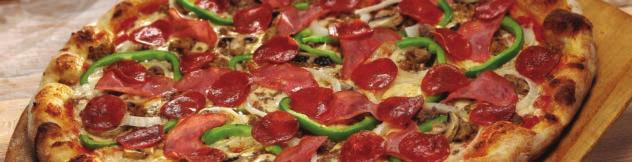 SPECIALTY PIZZAS SLICE MED 12 LG 16 Johnny s Deluxe Loaded to the Max! 5.49 18.99 23.