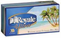 General Merchandise Royale Velour Bathroom Tissue 6/8 rolls 5 90 51081-8
