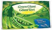 Freezer Seasonal Green Giant Frozen Vegetables 16/750 g 2 25 68400