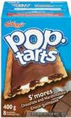 49 KELLOGG S POP TARTS /400 g $ 95 HOMESTYLE TWO BITE BROWNIES 0/80 g $ 98 74557 04459 - Chocolate Chip 04460 - Frosted Raspberry 0446 - Frosted