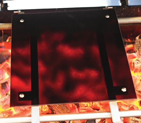 OPTIONS Ceramic Glass Infrared Panel [DPA 301] Installs beneath a cooking grid to turn high heat from your charcoal into infrared