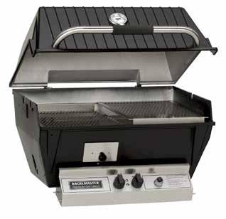 Broilmaster Premium Gas Grills Q3 Qrave Series 1 Choose a Grill Head 2 Choose a Cart or Post Stainless (PCB1) or Black (DCB1) 23 W x 23 D x 28 H Storage Cart (PSCB1) 23 W x 20 D x 28 H Stainless Only