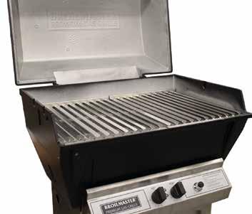 Broilmaster Premium Gas Grills R3 Series 1 Choose a Grill Head 2 Choose a Cart or Post Stainless (PCB1) or Black (DCB1) 23 W x 23 D x 28 H In-Ground Post Stainless (SS48G) or Black (BL48G) Patio Post