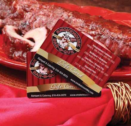 So give the gift guaranteed to impress, Smokehouse Bar-B-Que. $50 Gift Card Item # GC50 $50.00 $75 Gift Card Item # GC75 $75.00 $100 Gift Card Item # GC100 $100.00 $200 Gift Card Item # GC200 $200.