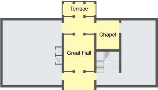5/6 Floor Plan: Schloss Basement The Bierstube can be