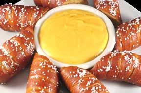 No substitutions please. 14.99 Bavarian Pretzels & Craft Beer Cheese A blend of creamy cheddar cheese with American Ale. 8.