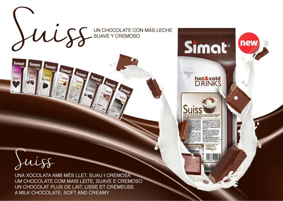 SUISS is the most creamy chocolate in our range.
