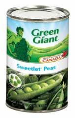 GROCERY GREEN GIANT CANNED VEGETABLES 12/341-398 ml 1 10 72985 - Peas & Carrots 26728 -