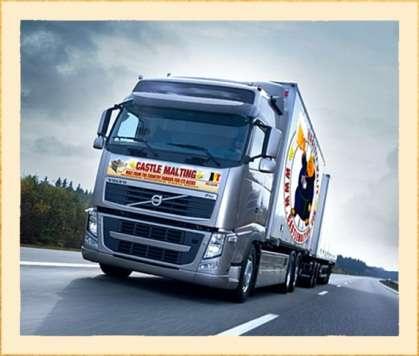Castle Malting guarantees the best logistics solutions for deliveries to any part of the world.