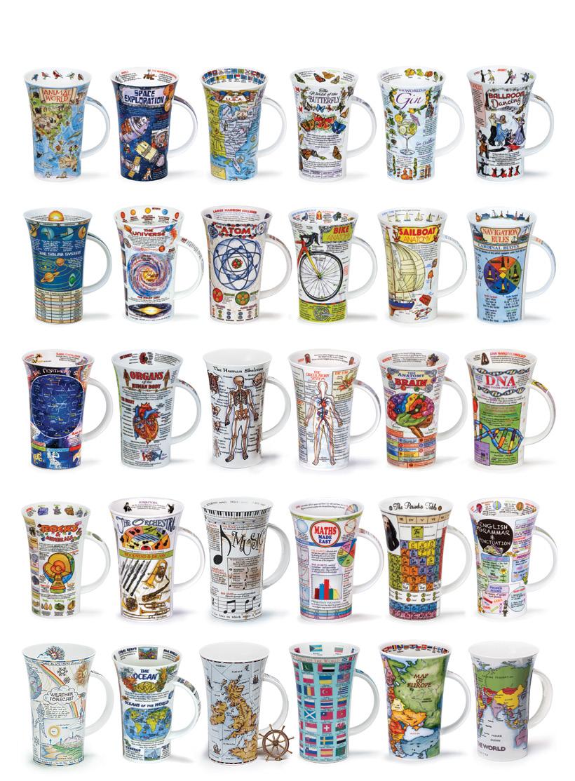 GLENCOE 0.5L - fine bone china Our range of informative mugs will educate and astound you with unusual facts and figures. With numerous themes, there is something for enthusiasts everywhere!