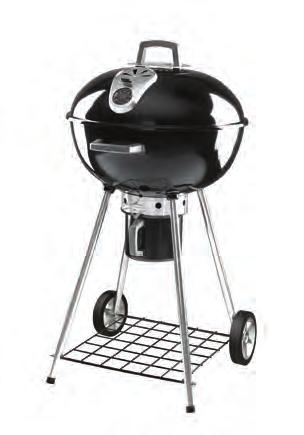 damper Multi-level charcoal bed and removable rear rotisserie charcoal holder 999 PRO605CSS Charcoal Kettle