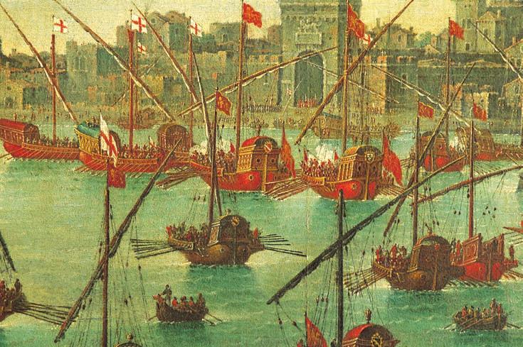 This competition led to frequent warfare among them. Genoa, the other great maritime power in Italy, controlled a share of the trade in the eastern Mediterranean and also had ports in the Black Sea.