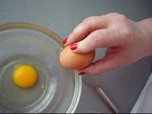 A better approach is to tap the egg (gently!