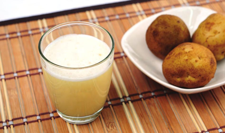 Potato Juice Potato is abundant in potassium removing
