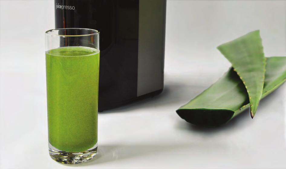Aloe Juice The stickiness of aloe is effective in treating ulcers