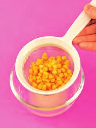 1. Strain the corn to remove