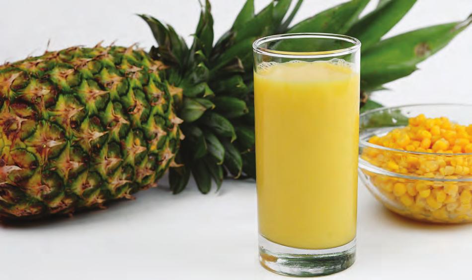 Pineapple Corn Juice Pineapple corn juice can promote digestion and