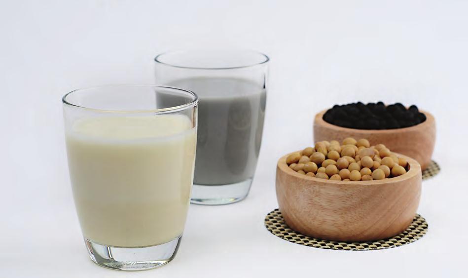 Soybean Milk Soybean Milk is abundant in protein.