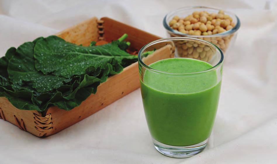 Kale Soy Juice Kale soy juice is abundant in nutrients.