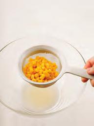 Corn Soup Ingredients: 1 can of corn, 15g onion, 100ml milk 1.