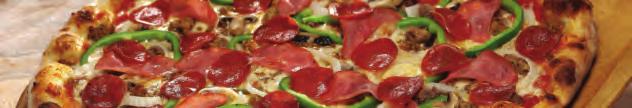SPECIALTY PIZZAS SLICE PERSONAL 8 MED 12 LG 16 Johnny s Deluxe Loaded to the Max! 5.65 9.75 19.25 23.