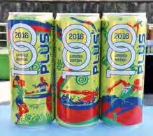 In conjunction with Rio 2016 Olympics, 100PLUS launched a set of three limited edition cans featuring table tennis, swimming and running to rally Singaporeans to support Team Singapore athletes.