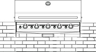 DIMENSIONS FOR BUILDING BARBECUES INTO BRICKWORK OR NON COMBUSTABLE SURFACES.