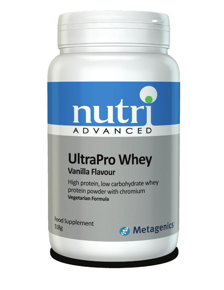 Useful Additions to UltraPro Whey Consider One-a-day Multivitamin/Mineral Omega-3 fish oil Chromium, Cinnamon and Alpha Lipoic Acid Green Coffee, Green Tea and Capsicum with Vitamins and Piperine