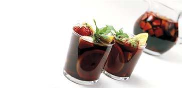APERITIVES IBIZA SANGRIA: The traditional Spanish cocktail, based on fruit and wine. Fragrant with rich aromas.