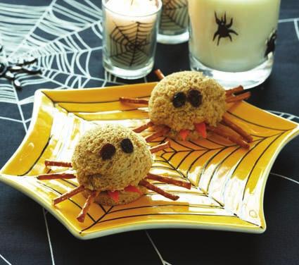 Leo s Spider Snacks Little Einsteins Halloween Recipes The Little Einsteins have a healthy respect for arachnids -- your little guests can have a healthy snack with protein-packed tuna fish "spider